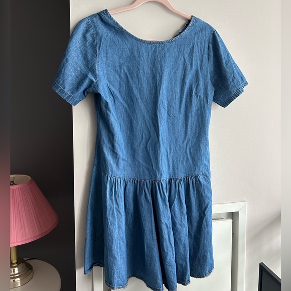 SOLD Chambray shift dress - Picture 1 of 2